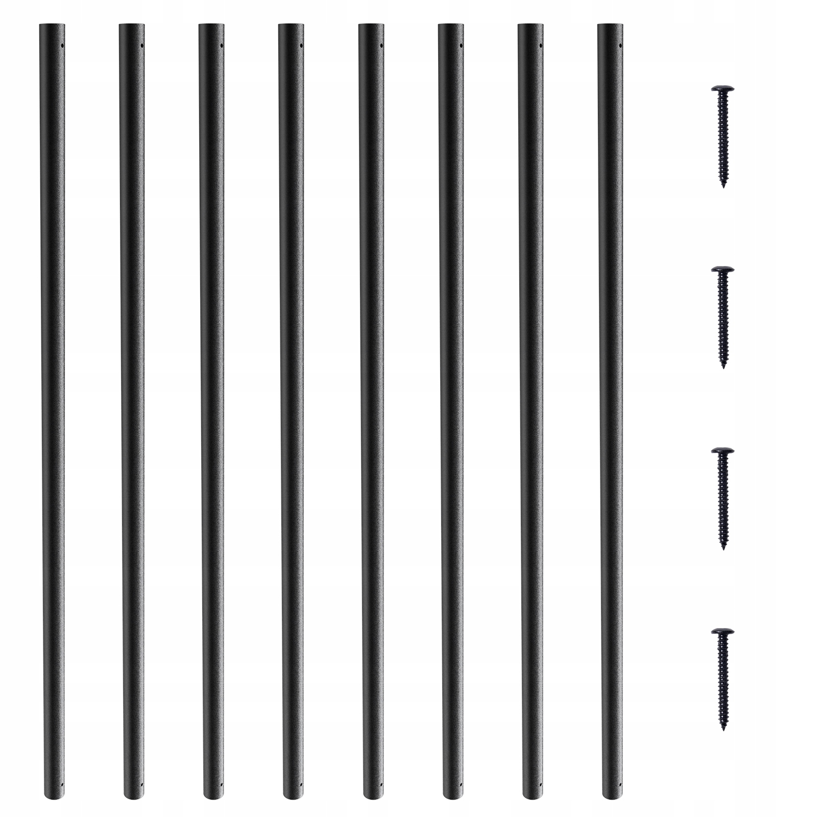 Kovové Schodiskové Zábradlia Vevor 19X19X810 MM 101 Ks Silné Dekoratívne