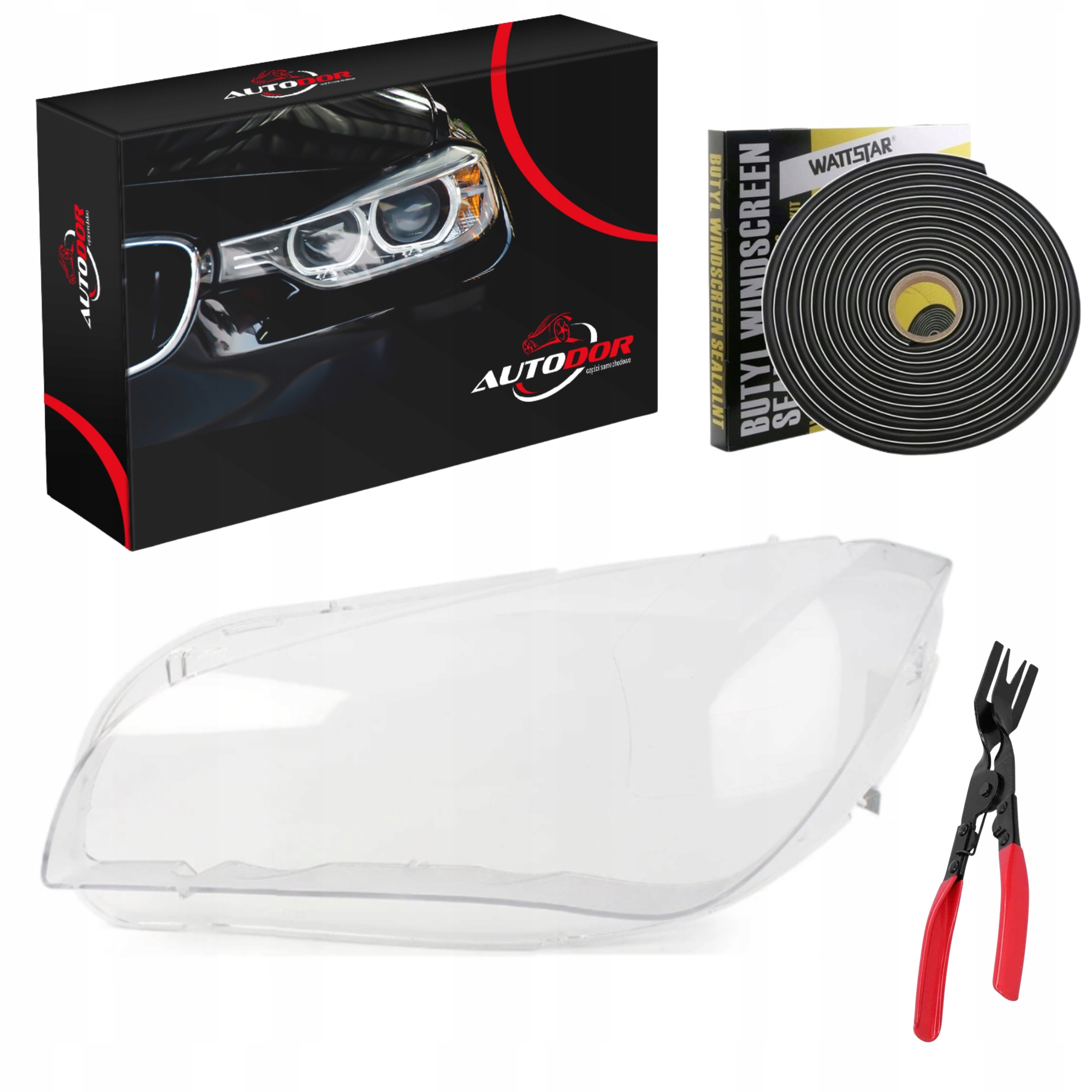 Bmw X1 E84 2009-2015 Stínidlo Předního Světlometu Levé Lepidlo Kleště