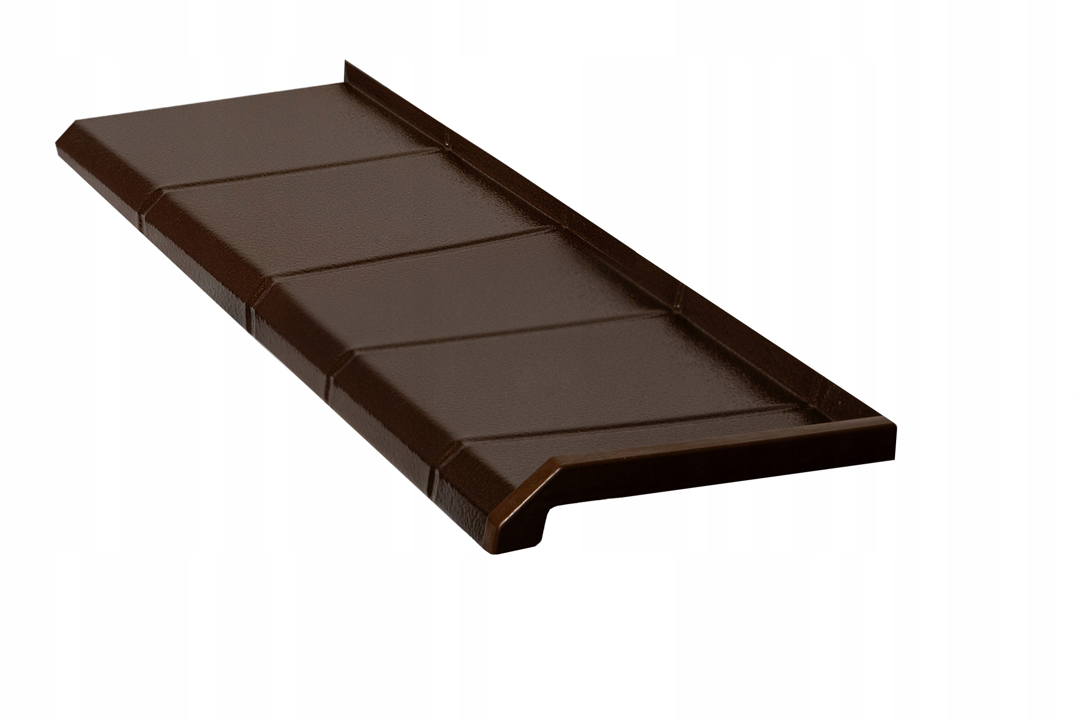 Aluminiový Parapet Alu-deska Dub Antický Profil Standard 200x35 cm