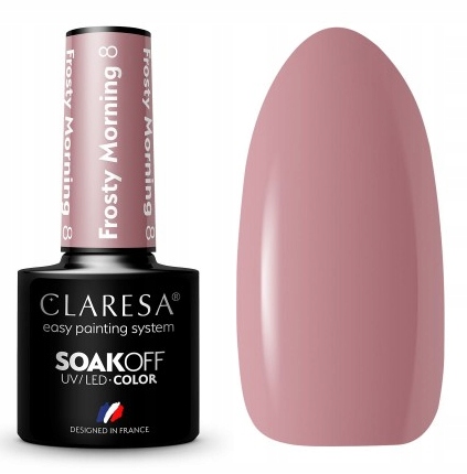 CLARESA LAKIER HYBRYDOWY UV/LED FROSTY MORNING 8