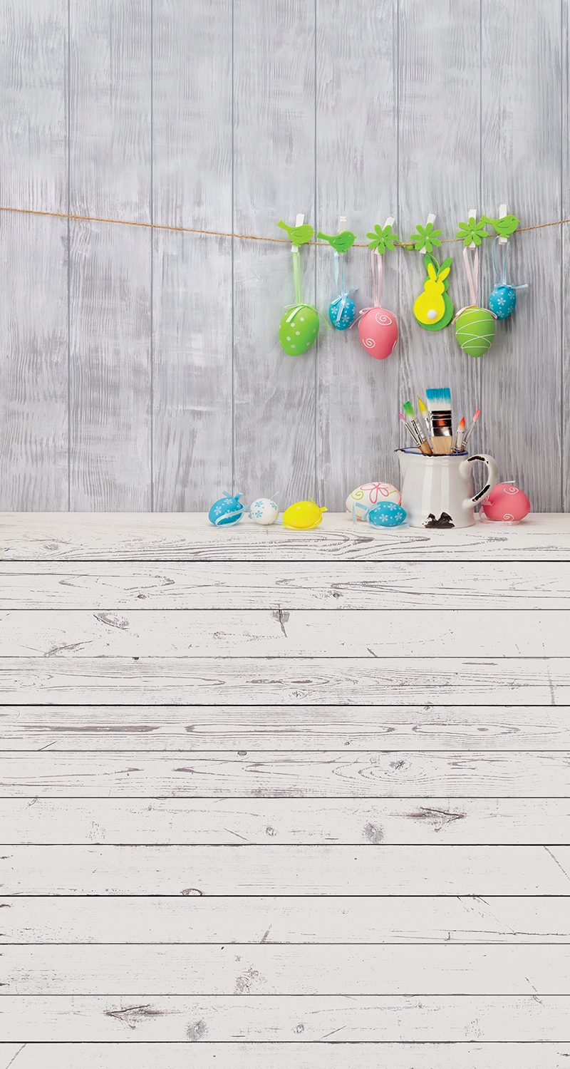 Grube tła WIOSENNE tło wielkanocne 160x300 WLKN048 Kolor wielokolorowy