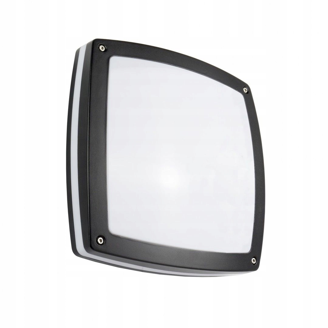 Su-ma Nex Vonkajší stropný panel čierny IP44 30 cm 2xE27 hliníkový