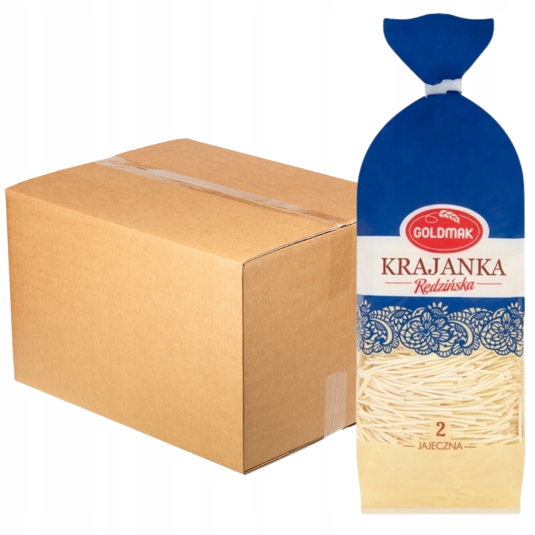 Levně Goldmak Těstoviny Krajanka Rędzińska 2-vaječná 250 g x 20 kusů
