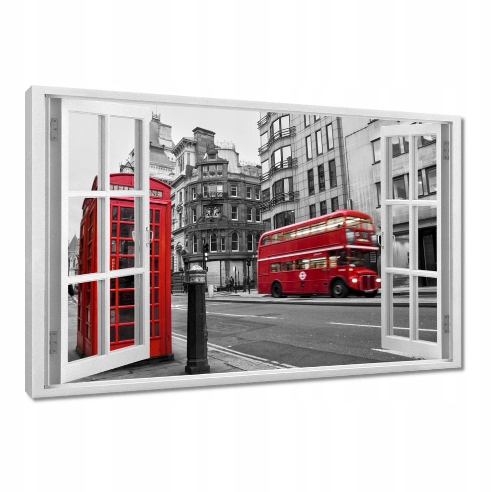 

Obrazy 60x40 Czerwony autobus