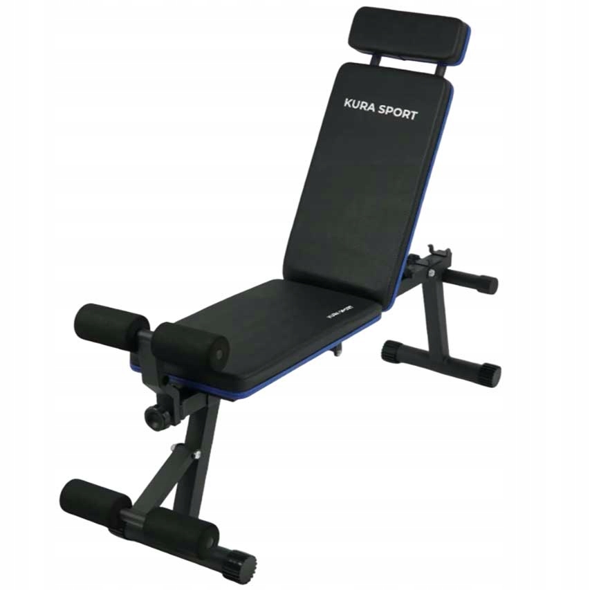 Ławka Treningowa Do Ćwiczeń Ławeczka Regulowana Składana Kura Sport
