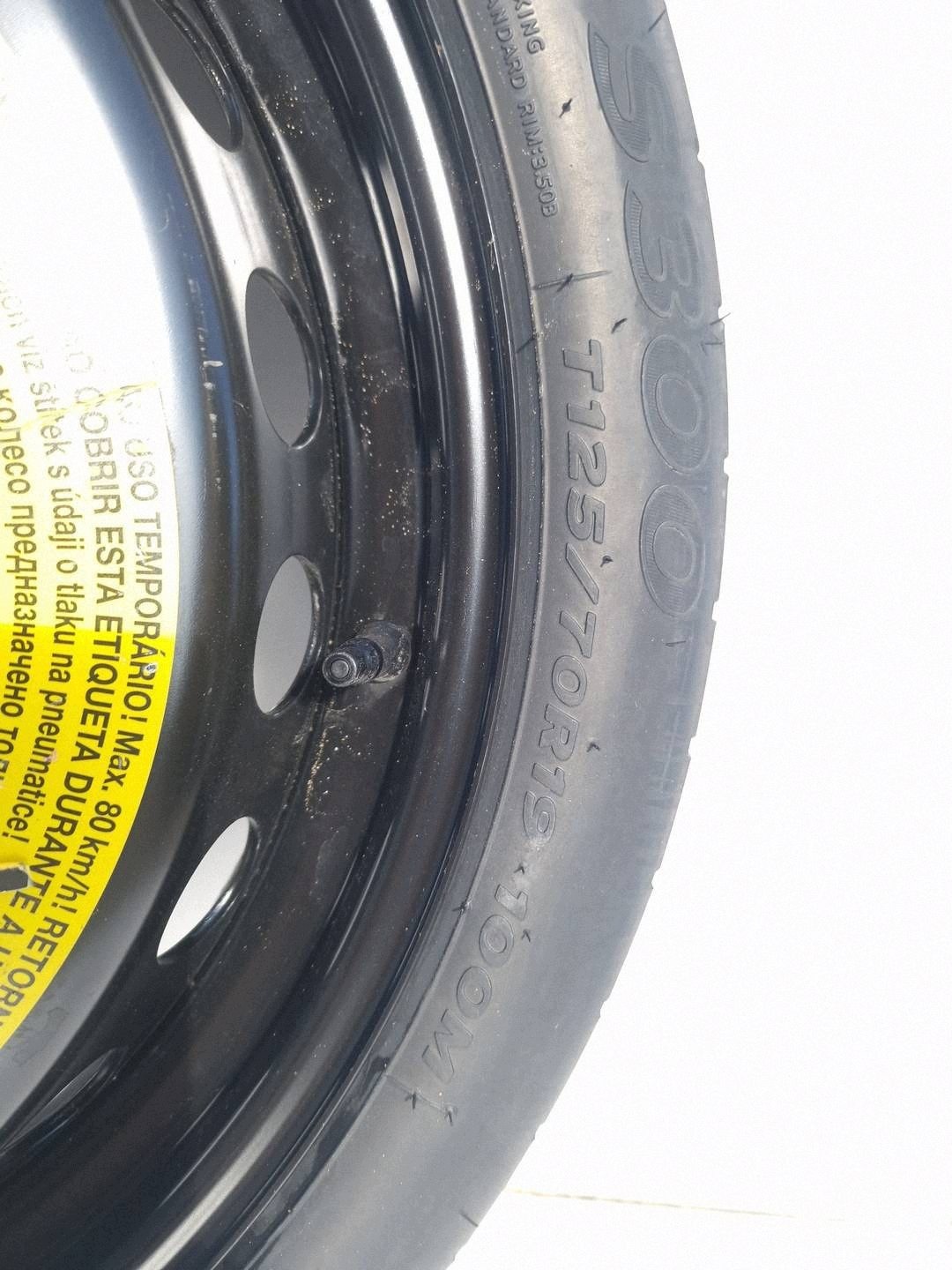 roue roue de secours 125/70/19 5x112 AUDI A4 B9 A5 8W0601027