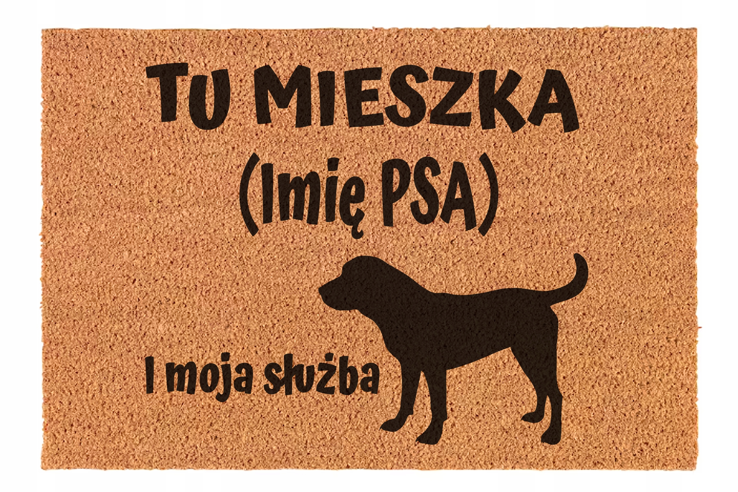 

Wycieraczka Pies I Służba 40x60 Kokosowa wejściowa