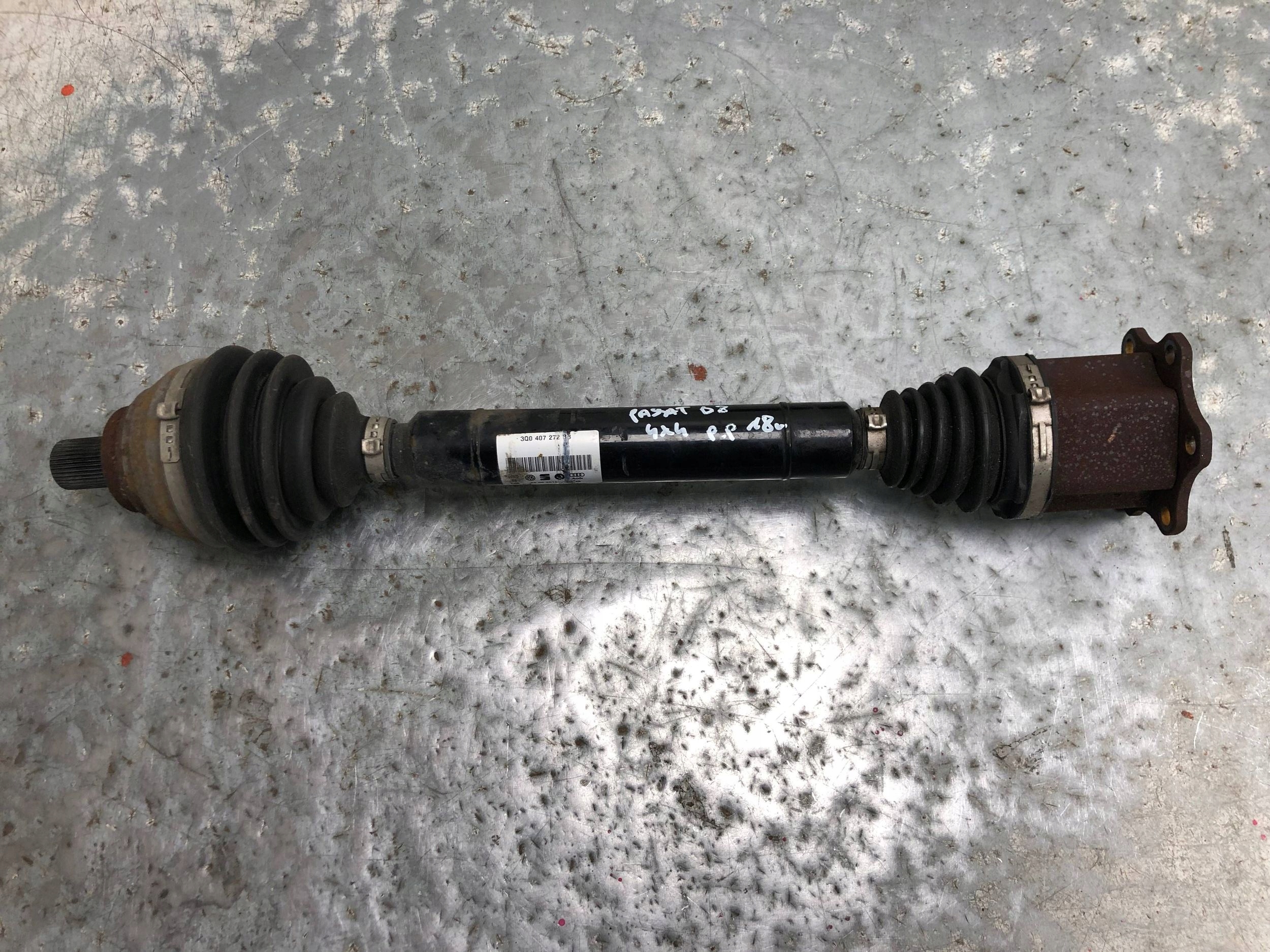 semi-axis right front 4x4 VW PASSAT B8 KOMBI 3Q0407272BB