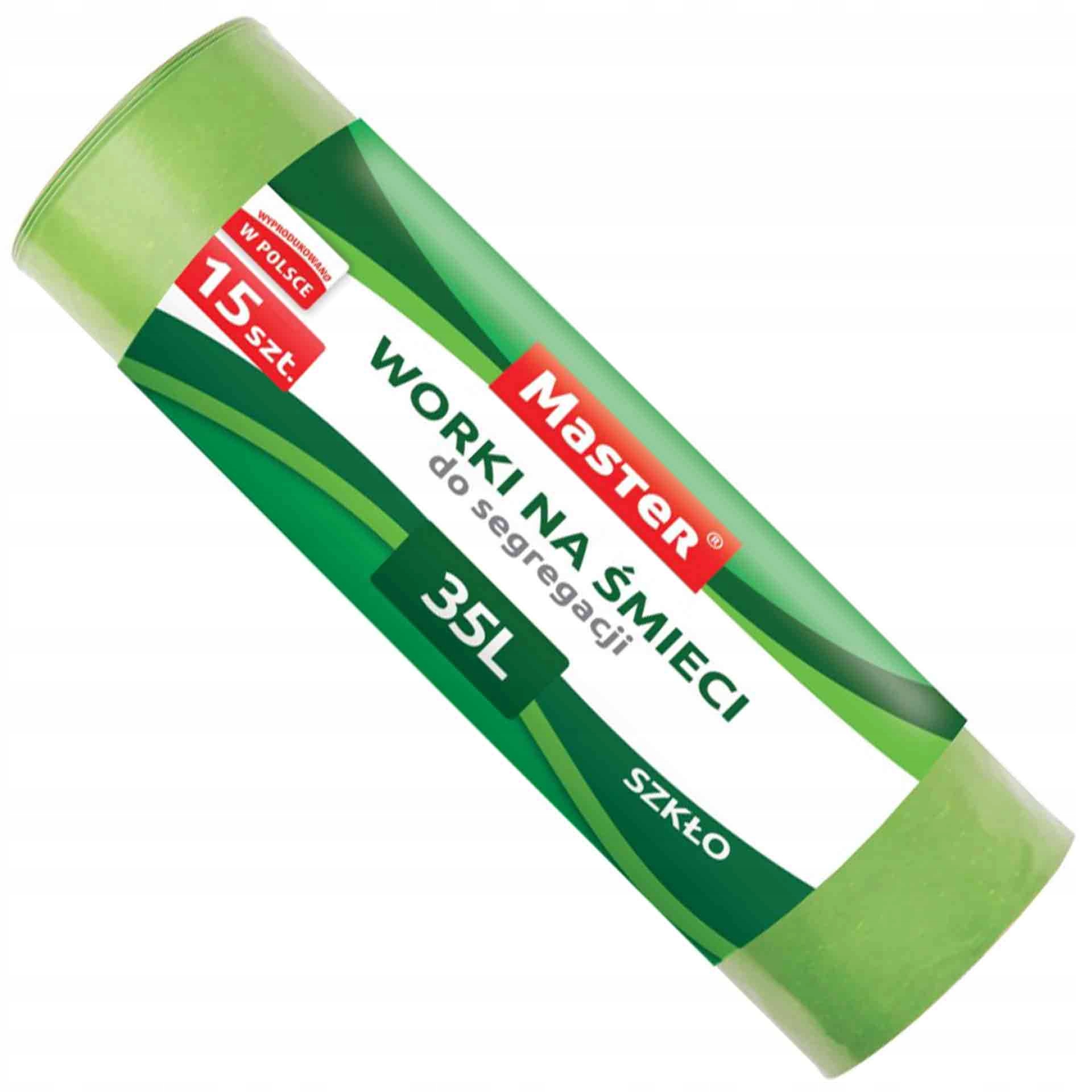 

Worki Na Śmieci LD Master 35 L '15 szt Zielone