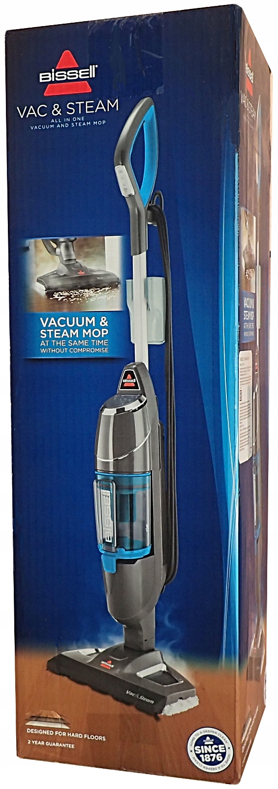 Vysavač Bezsáčkový parní mop 2v1 Parní čistič Bissell 1977N Vac Steam