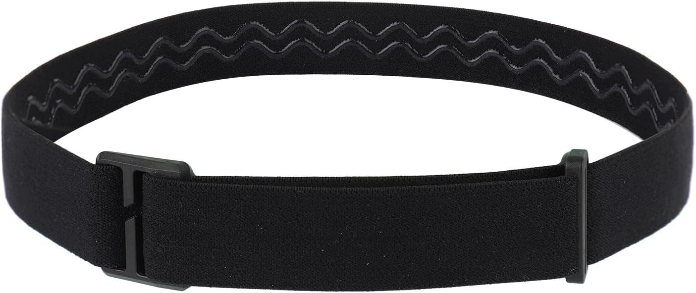 Elastyczny pasek do latarki czołowej nylon czarny 68 cm wymienny