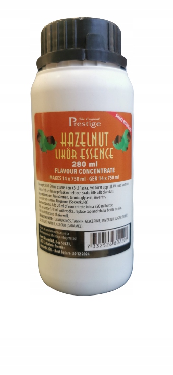 Zaprawka esencja Prestige Orzech Haselnut orzechówka 280ml