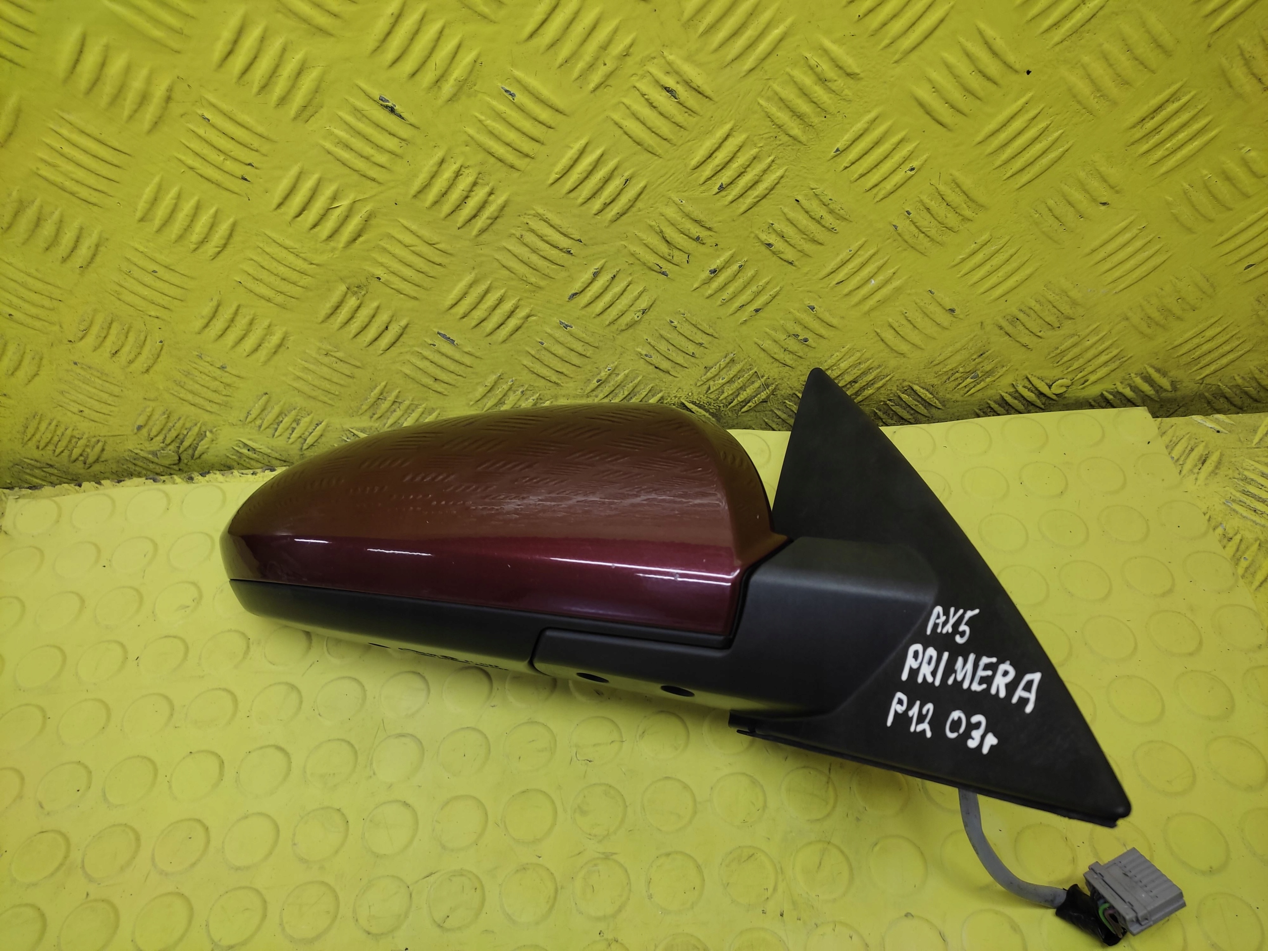 NISSAN PRIMERA P12 mirror right 5 PIN AXP