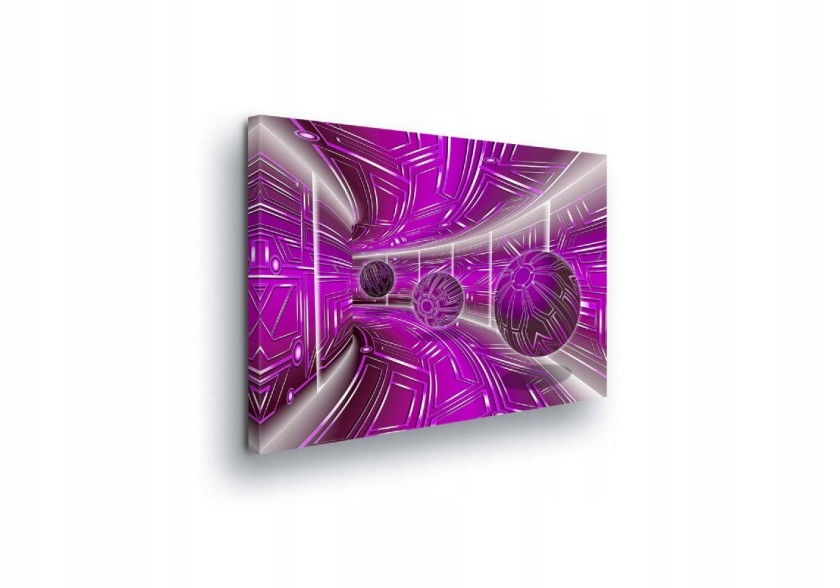 Obraz 80x60 Fialová brána nekonečna Abstrakce do obývacího pokoje