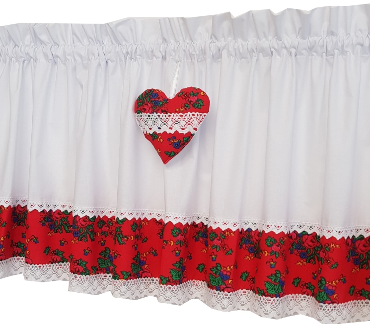 

zazdrostka bawełniana wzór góralski 150x40 cm