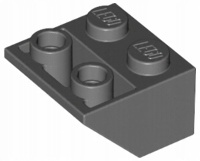 

Lego 3660 Skos Odwrócony 2x2 szary ciemn Nowy (1g)