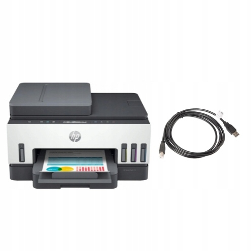 Urządzenie wielofunkcyjne atramentowe Hp Smart Tank 750 Kabel Usb