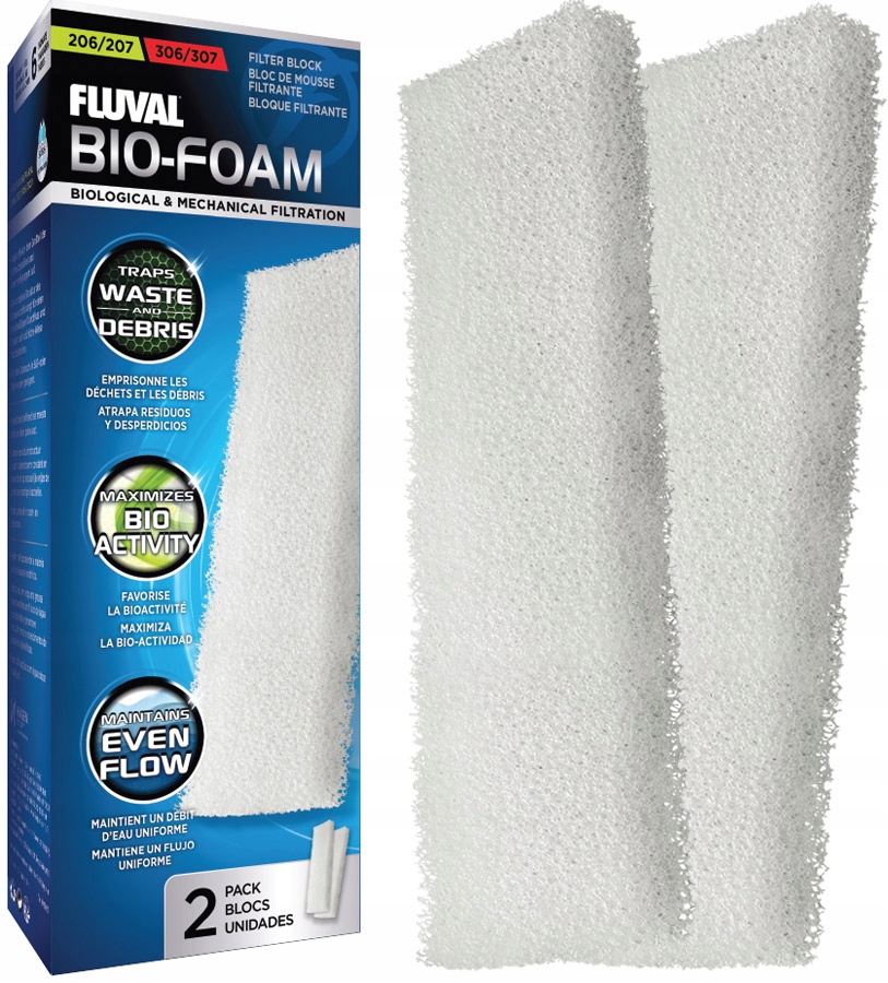 

Fluval Bio Foam 2szt Gąbka Filtr 207 307 205 305