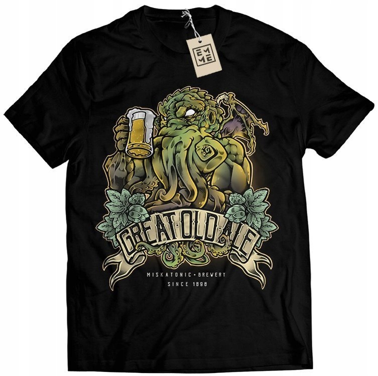 

Koszulka Męska Cthulhu Lovecraft Horror 2XL