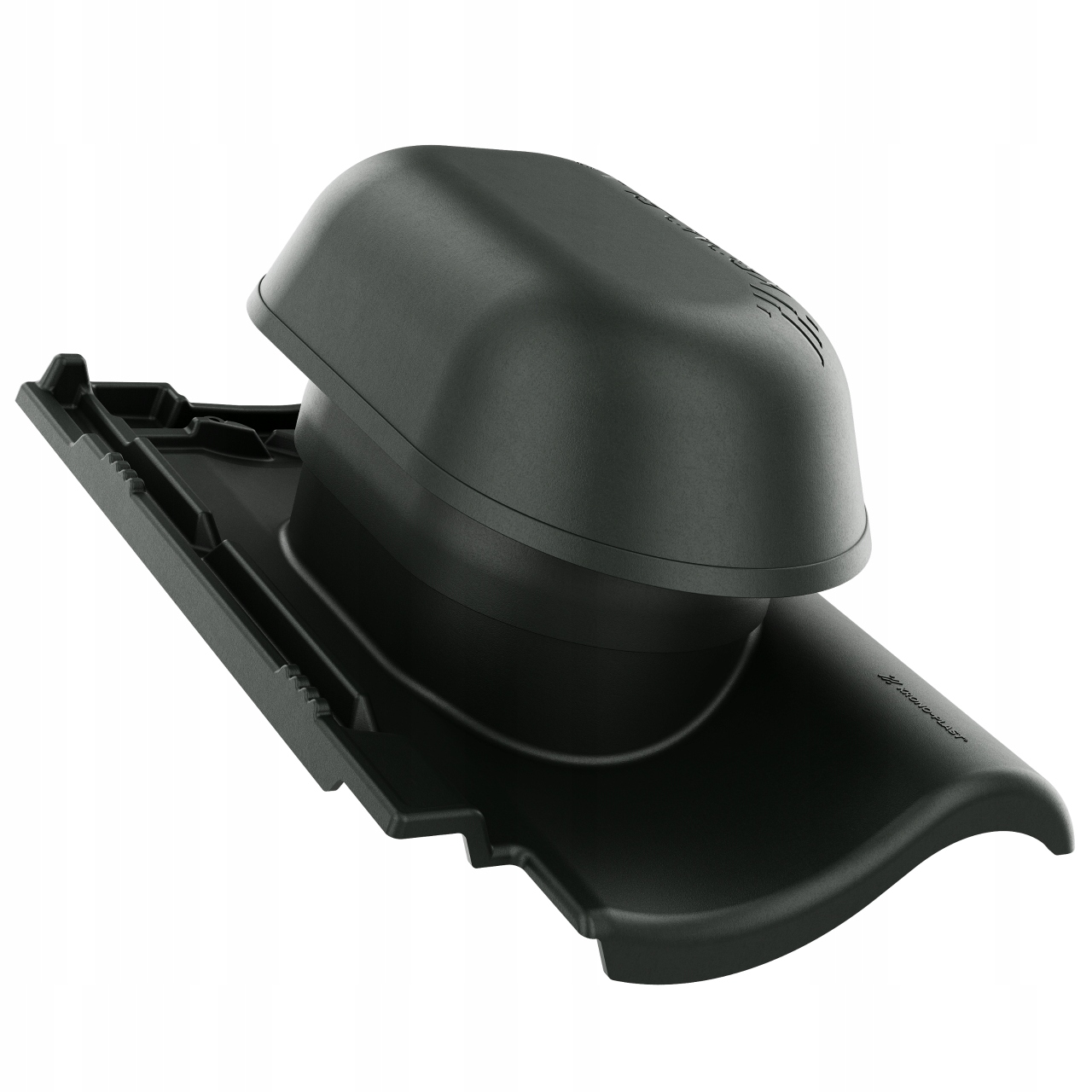 Větrací komín fi150 Roben Milano Antracitový Angoba