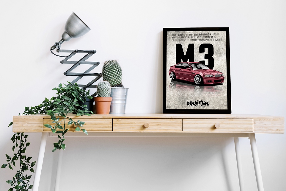 Obraz na ścianę BAVARIA MOTORS BMW E46 M3 EAN (GTIN) 5905778554340