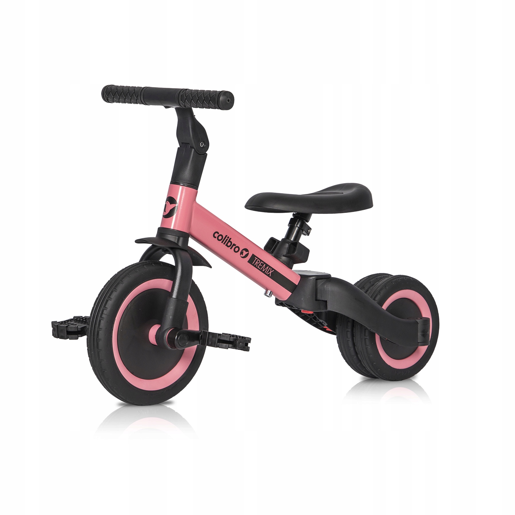 Rowerek TRÓJKOŁOWY jeździk TREMIX 4w1 POMYSŁ NA PREZENT DLA DZIECKA Model Rowerek biegowy trójkołowy jeździk Colibro Tremix
