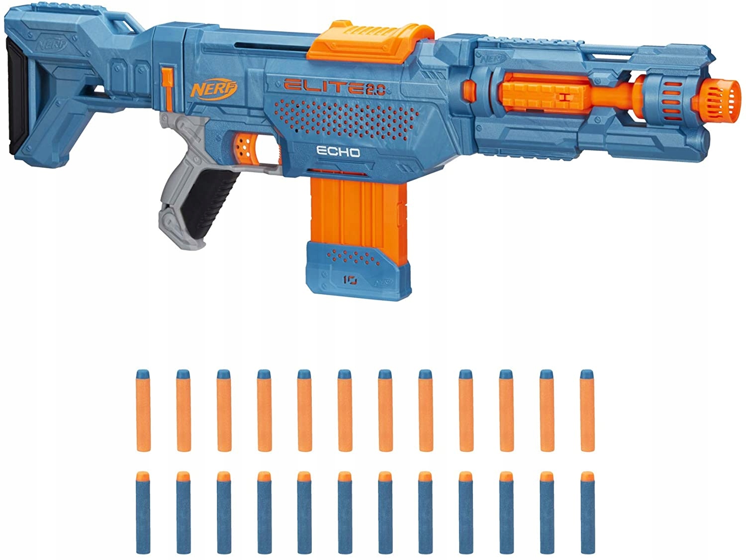ZESTAW NERF ELITE 2.0 ECHO+MAGAZYNEK+STRZAŁKI+CEL Rodzaj pistolety
