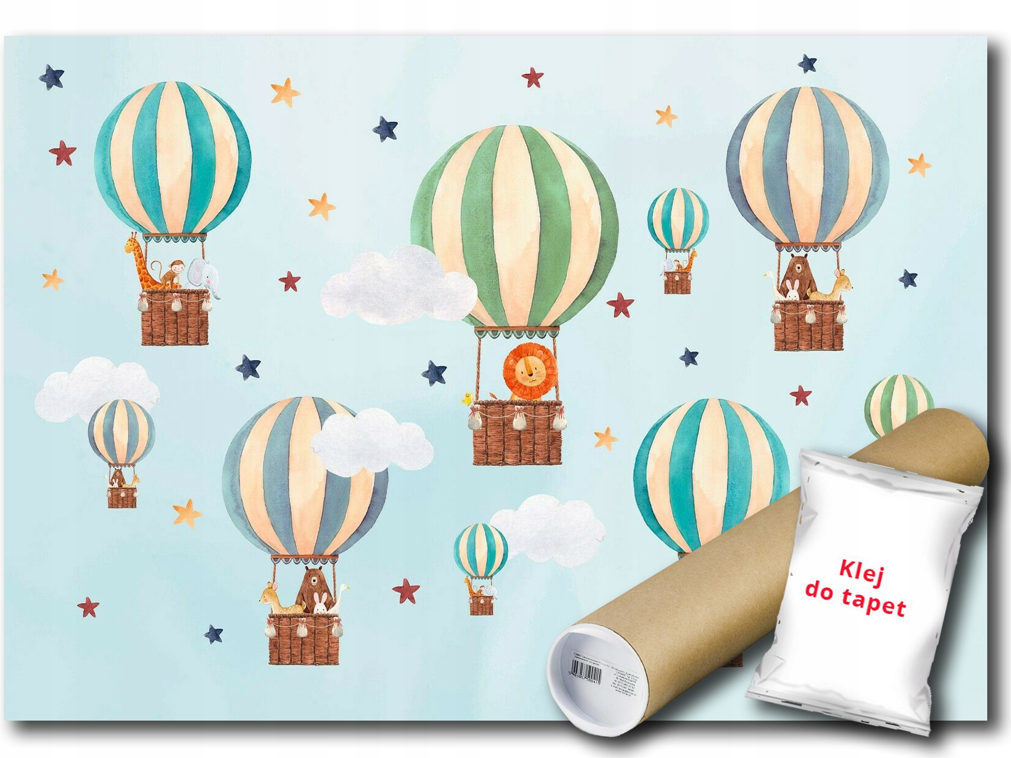 Fototapeta Flizelina Balón Nebe Zvířátko 208x146