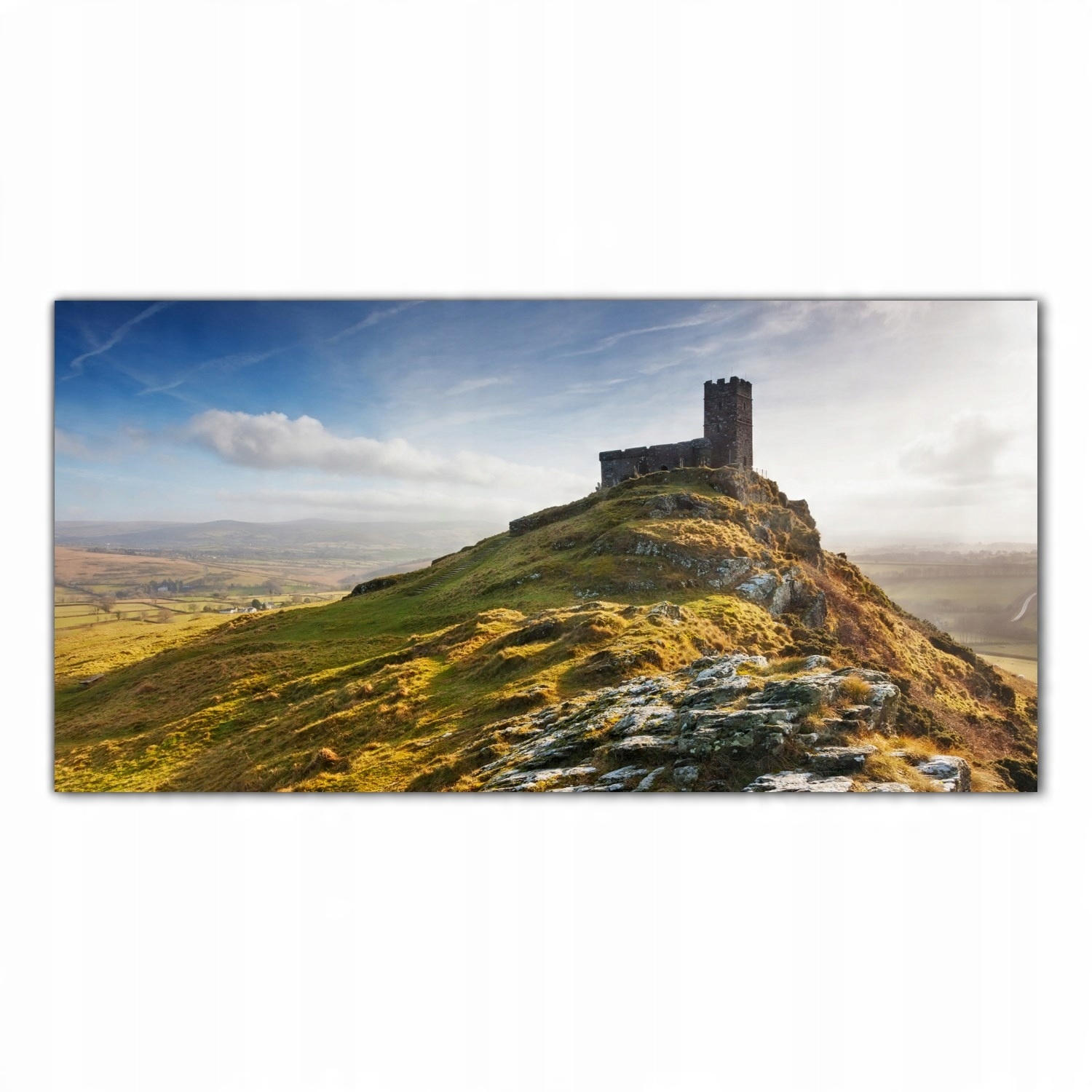 

Obraz Szklany Foto-obraz Kościół Wzgórze 140x70