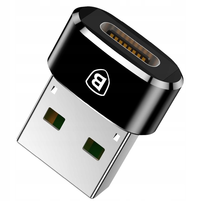 PRZEJŚCIE ADAPTER OTG BASEUS UCB-C NA USB-A 3A USB 2.0