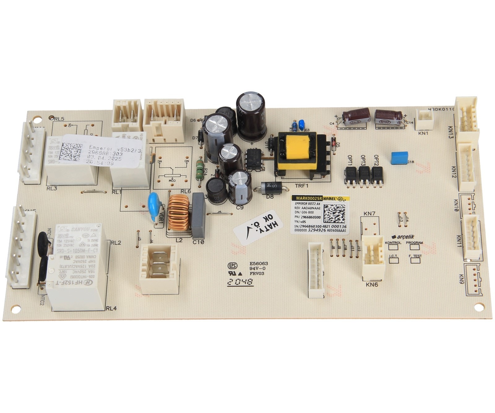 Moduł sterowania do pralki Beko DPY8506GX DHT83LIT DPY8506XB1