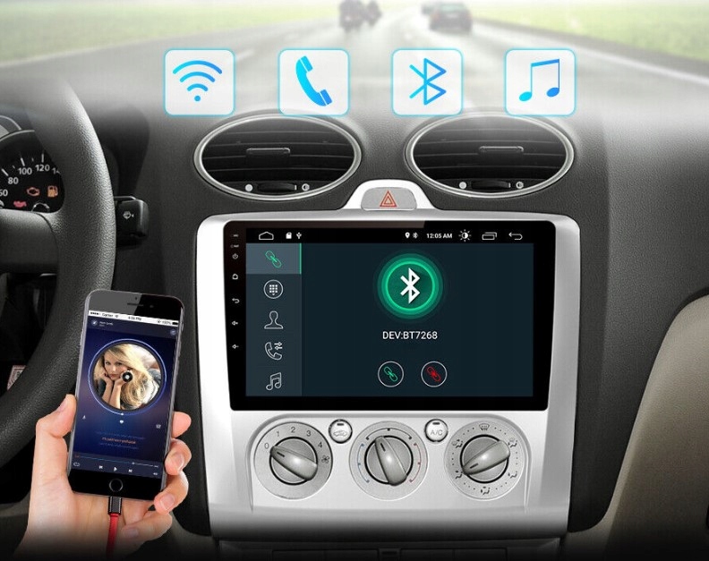 Radio samochodowe FORD FOCUS MK2 2004-2011 RADIO GPS ANDROID BT Rodzaj akcesoryjny