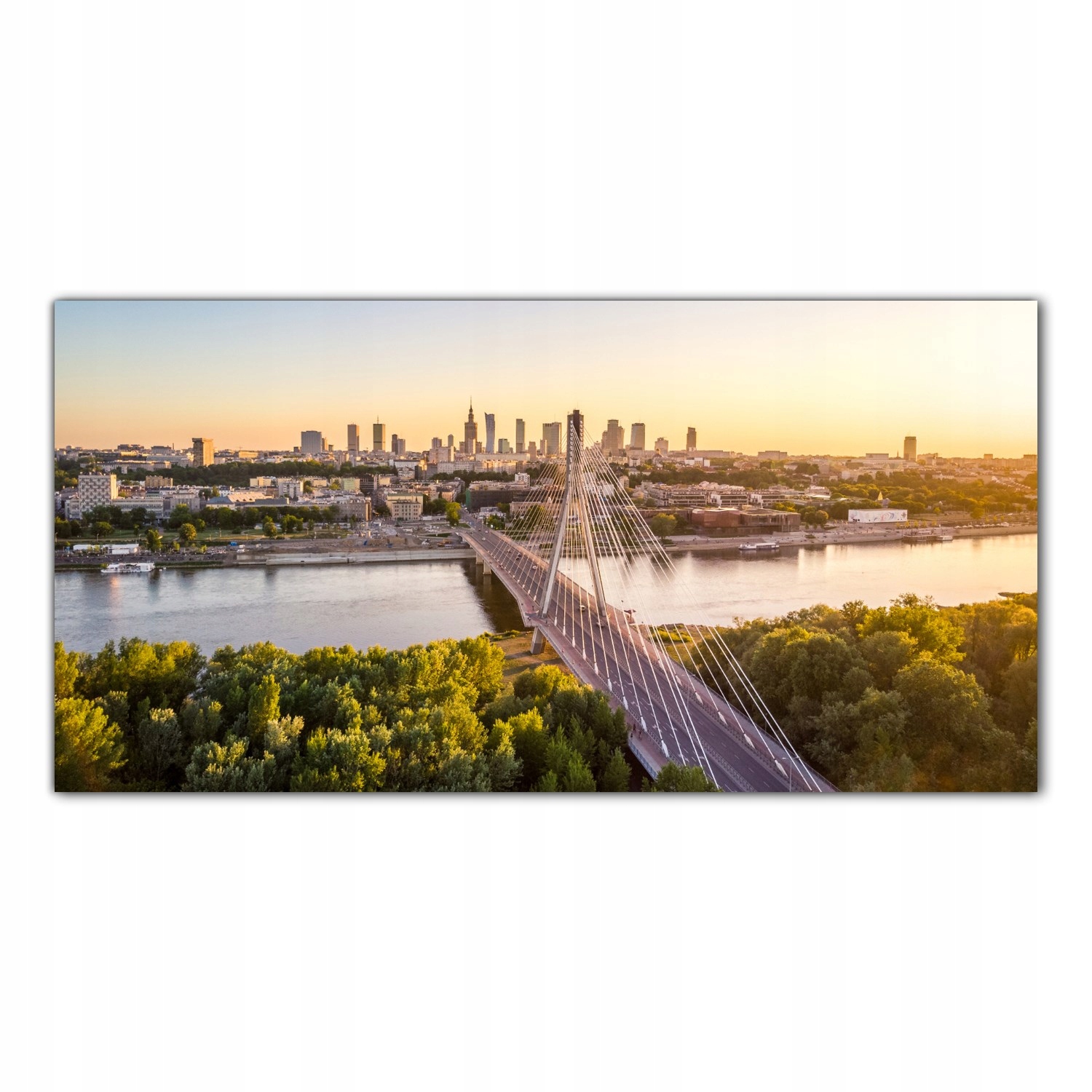 

Obraz Szklany Foto-obraz Most Zachód Słońca 120x60