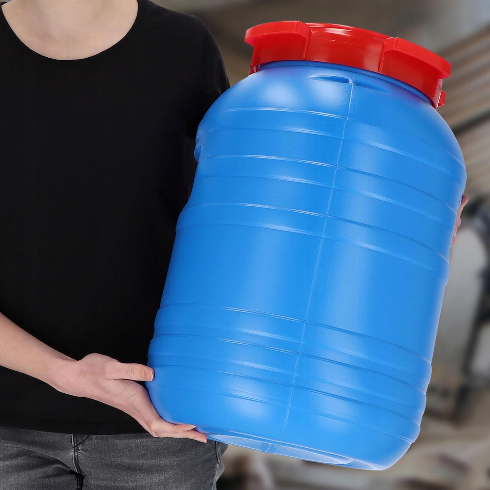 BECZKA PLASTIKOWA 30 L ZAKRĘTKA ATEST POJEMNIK ZBIORNIK NA WODĘ