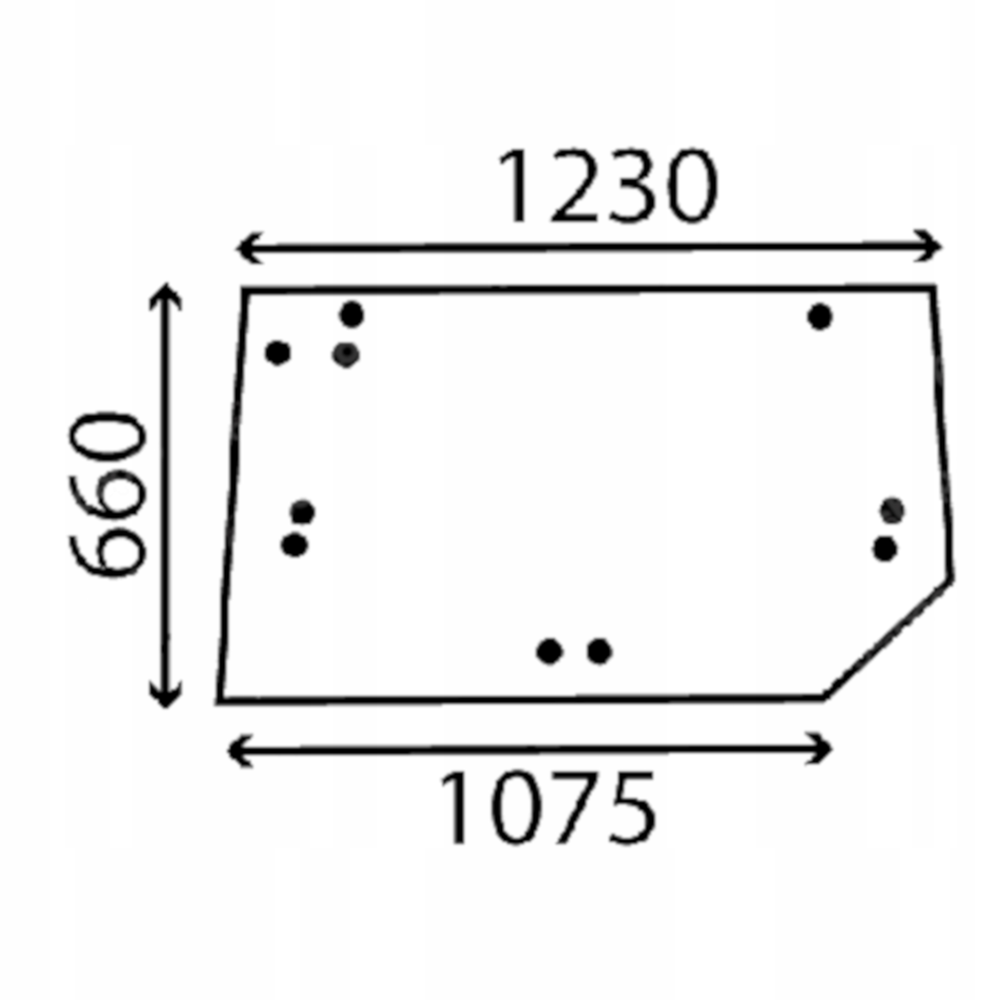 sklo Case zadní 240875A1