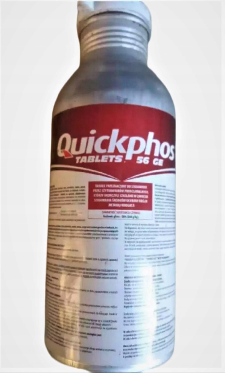 QUICKPHOS 56 GE ŚRODEK TRUCIZNA KRETY TABLETKI 1KG (56GE) • Cena