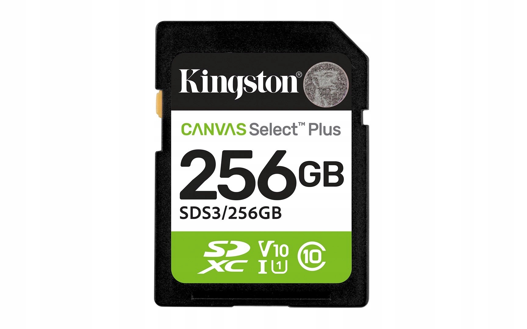 Kingston Karta pamięci SD 256GB Canvas Select Plus Gen3 150MB/s