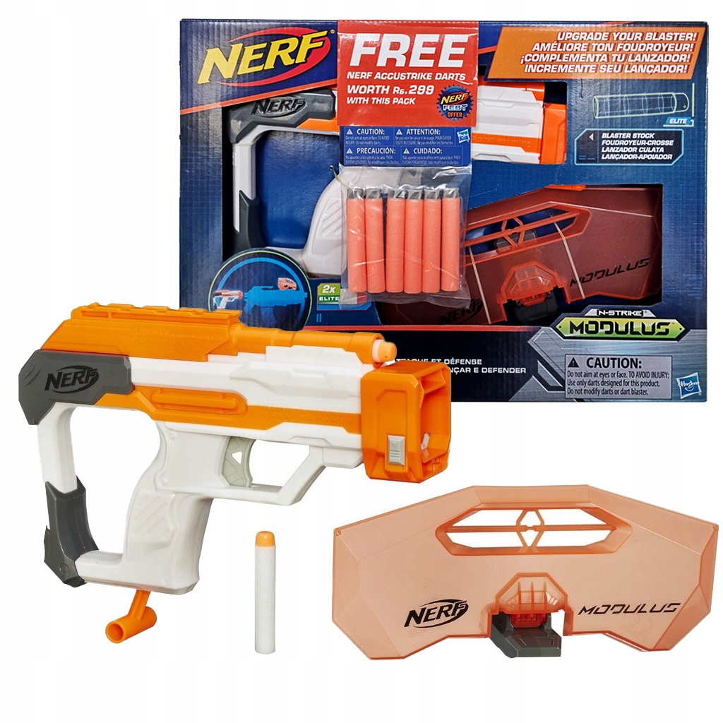 

Nerf Modulus Zestaw B1536 Kolba Tarcza Strzałki