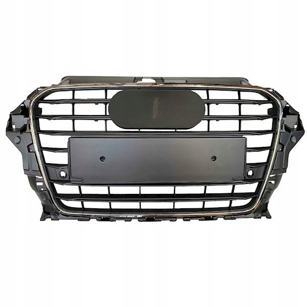 Audi A3 8V 2012 Přední Atrapa Grilu Stříbrná Střední Chrom 8V3853651H