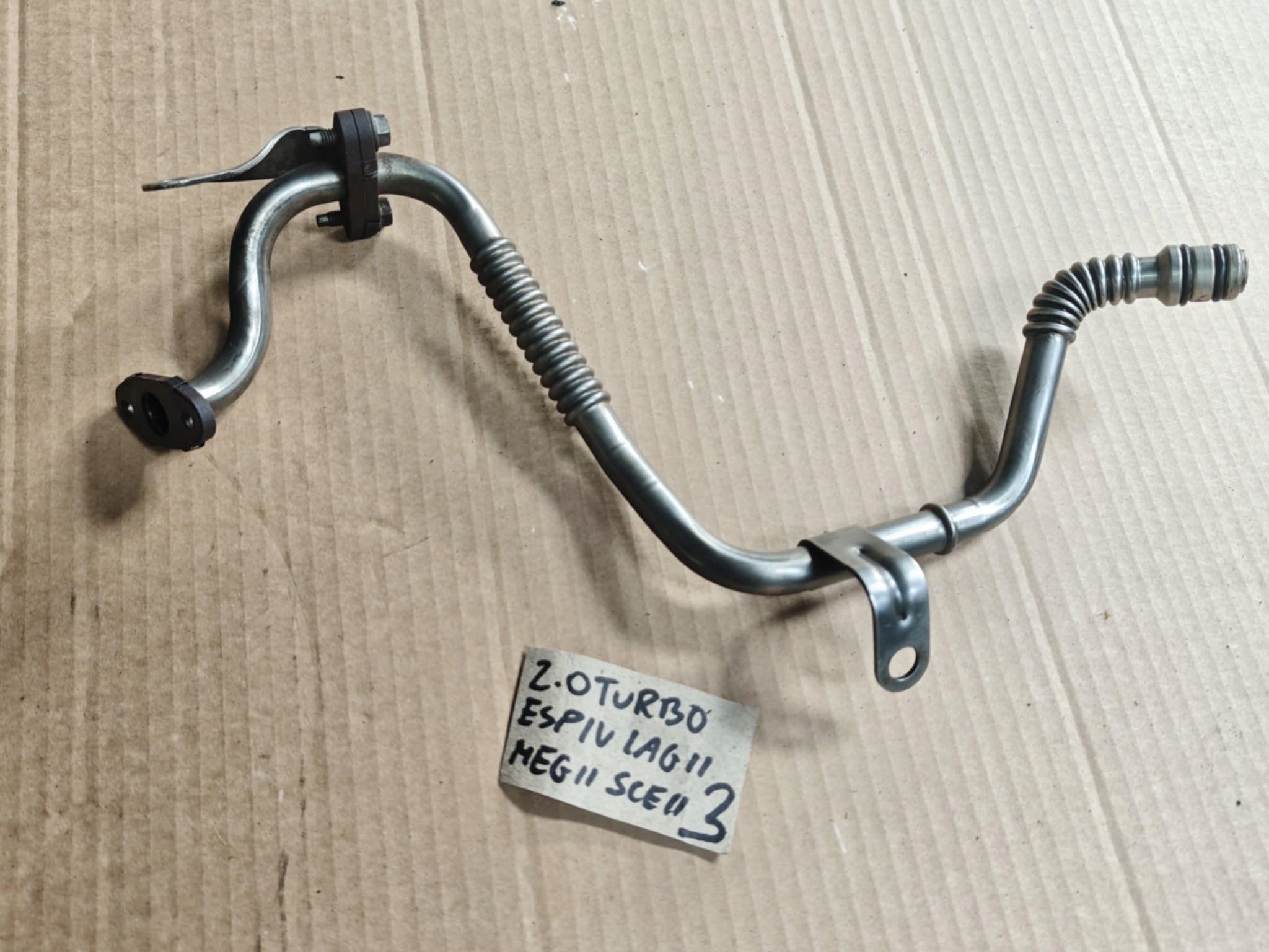 RURKA SPŁYWU OLEJU ESPACE 4 IV LAGUNA 2 II MEGANE SCENIC 2.0 T TURBO