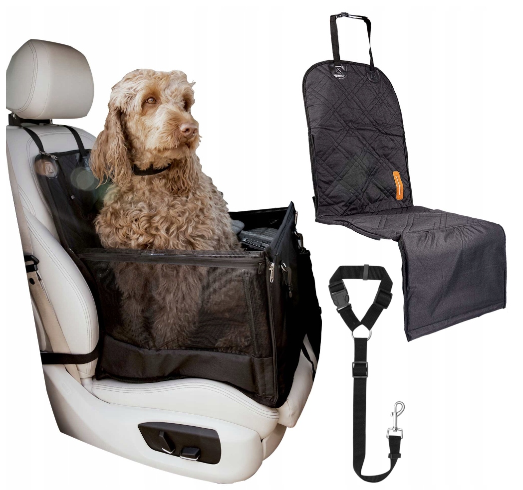 Levně Přepravka pro psa Wobell černá L/XL 50 cm x 46 cm x 56 cm