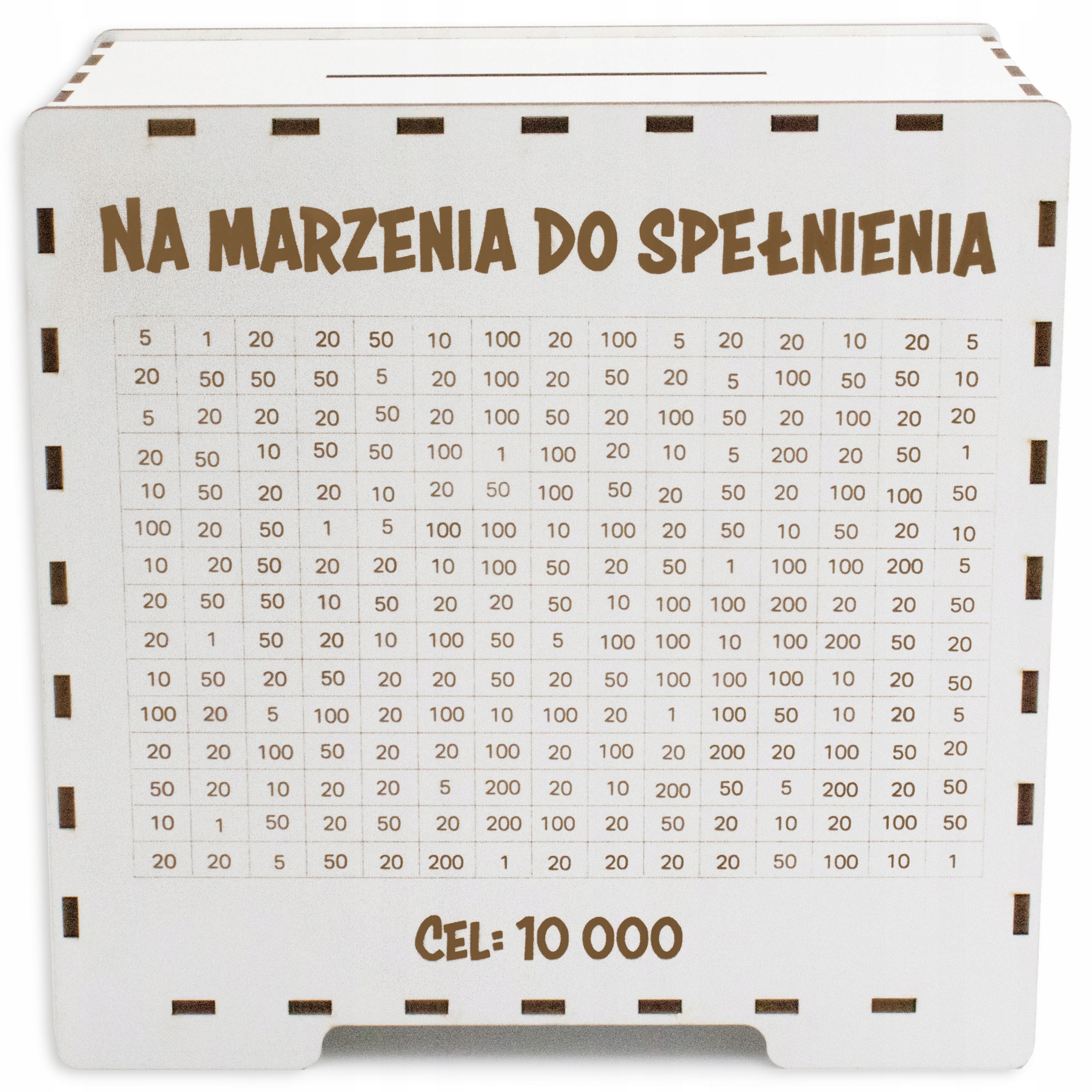 BIAŁA SKARBONKA WYKREŚLANA PREZENT DOWOLNY NAPIS OSZCZĘDZANIE PIENIĘDZY Kod producenta DREWNIANA SKARBONKA WYKREŚLANA DOWOLNY NAPIS