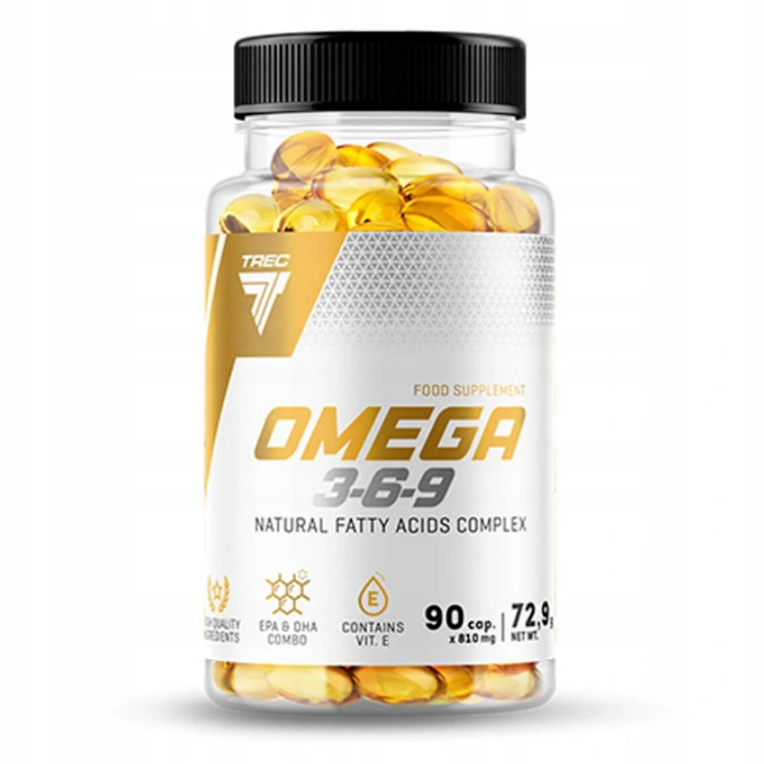 

Trec Omega 3-6-9 90 kap. Kwasy Gla Ala Epa Dha Cla
