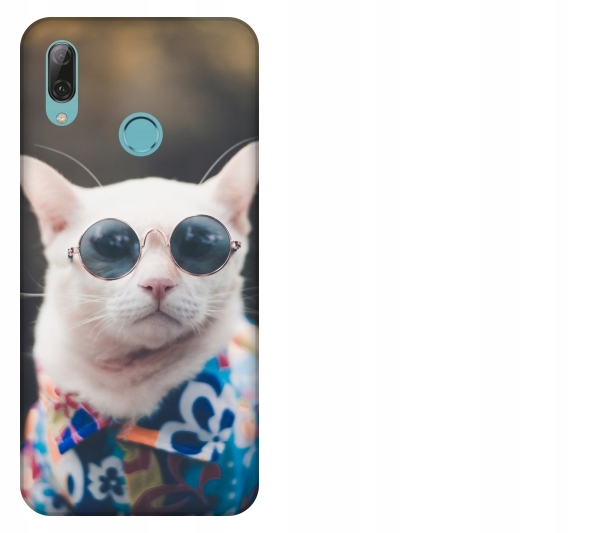 

Etui pokrowiec Huawei P Smart 2019 Kot hipster sm