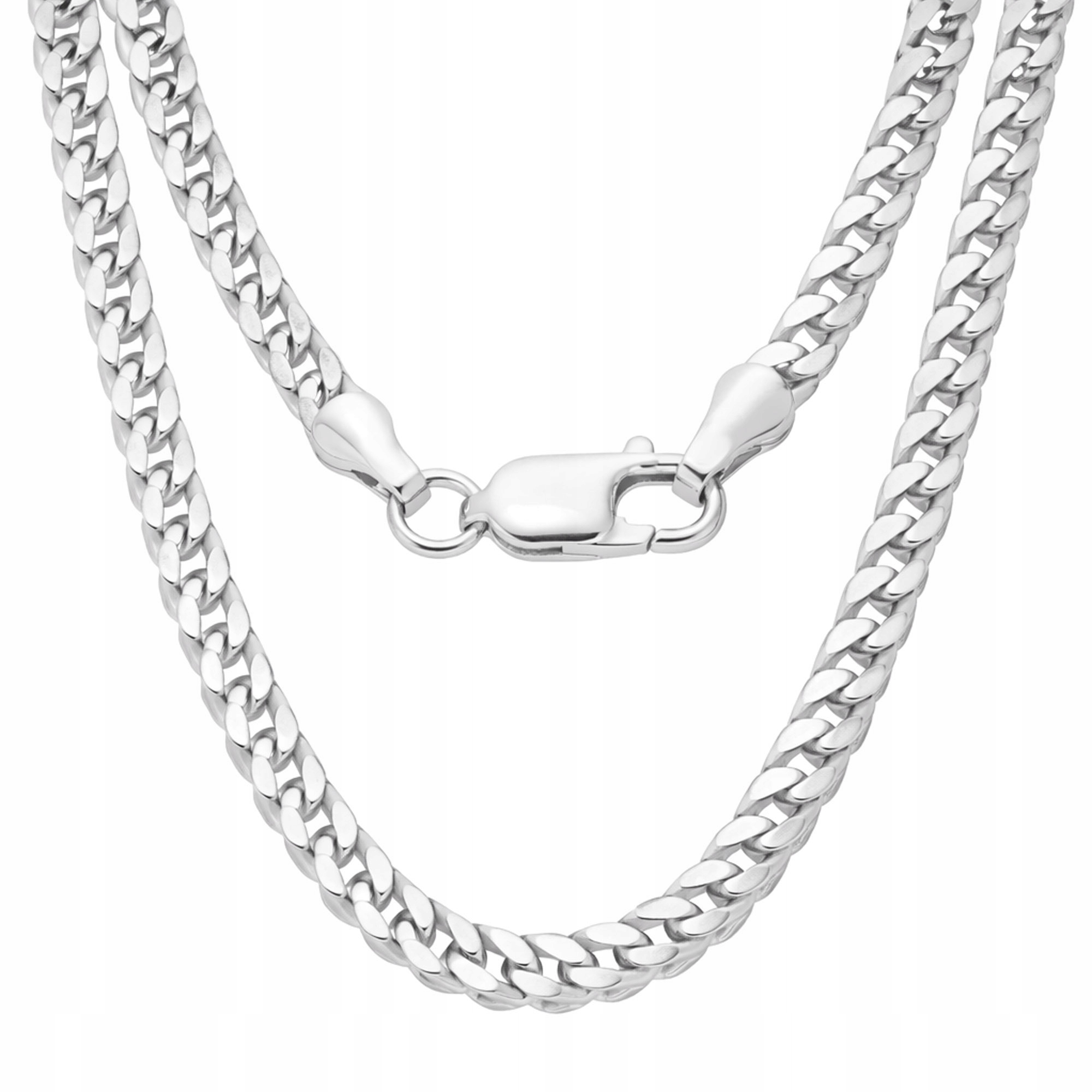 Stříbrný řetízek Pancerka Franco Čtverec 925 pánský dámský 50 cm