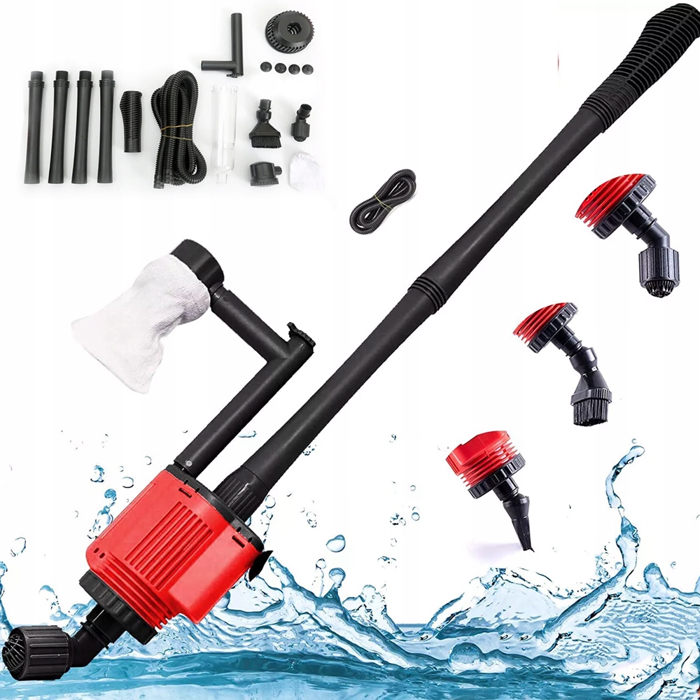 Levně Sada Elektrických Vysavač Do Akvária Odmulčovač 98 CM Hadice