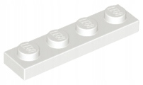 

Lego 3710 Płytka 1x4 biała Nowa (1g)