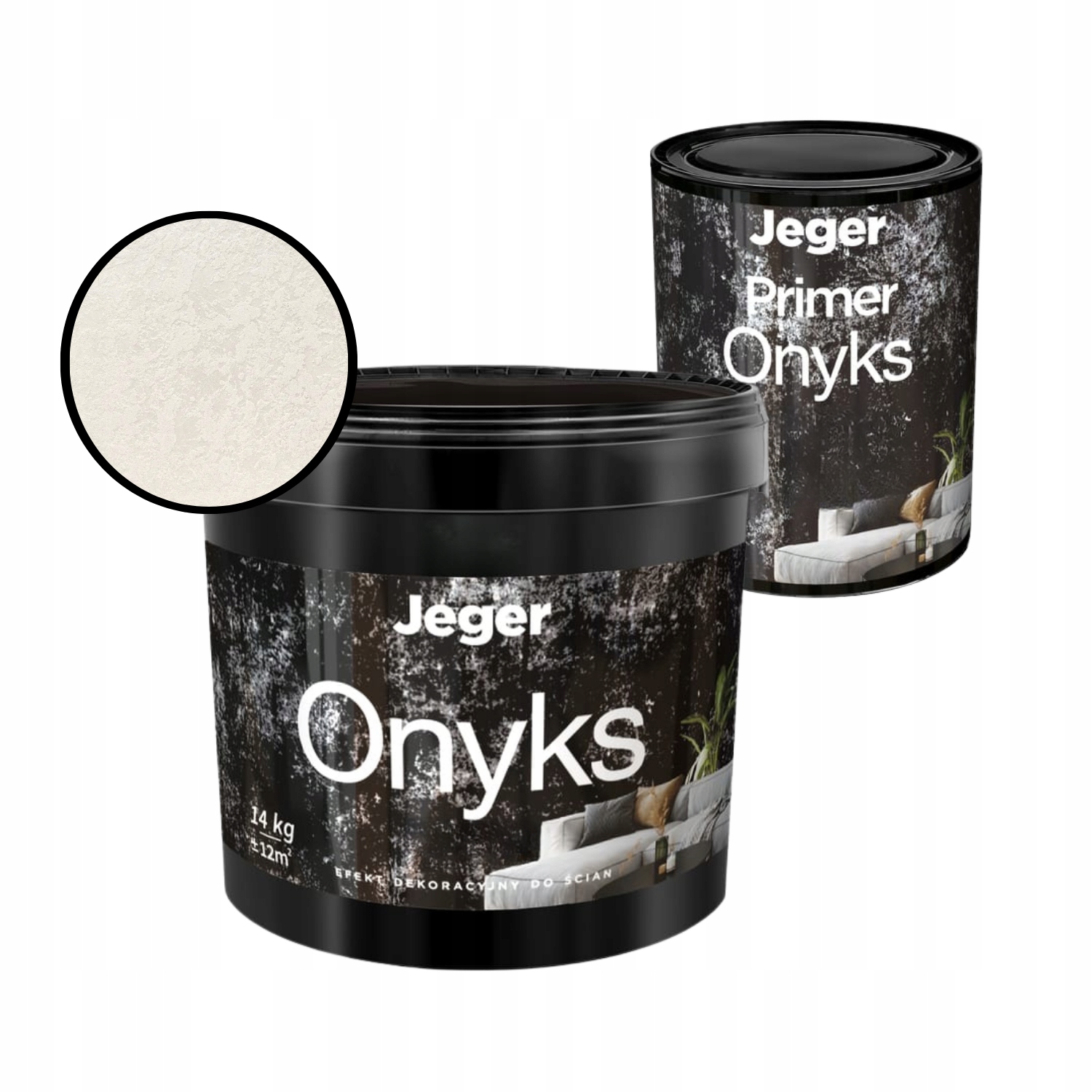 Dekorativní nástěnná sada Metalizující díry Onyx Ecru Primer Onyx