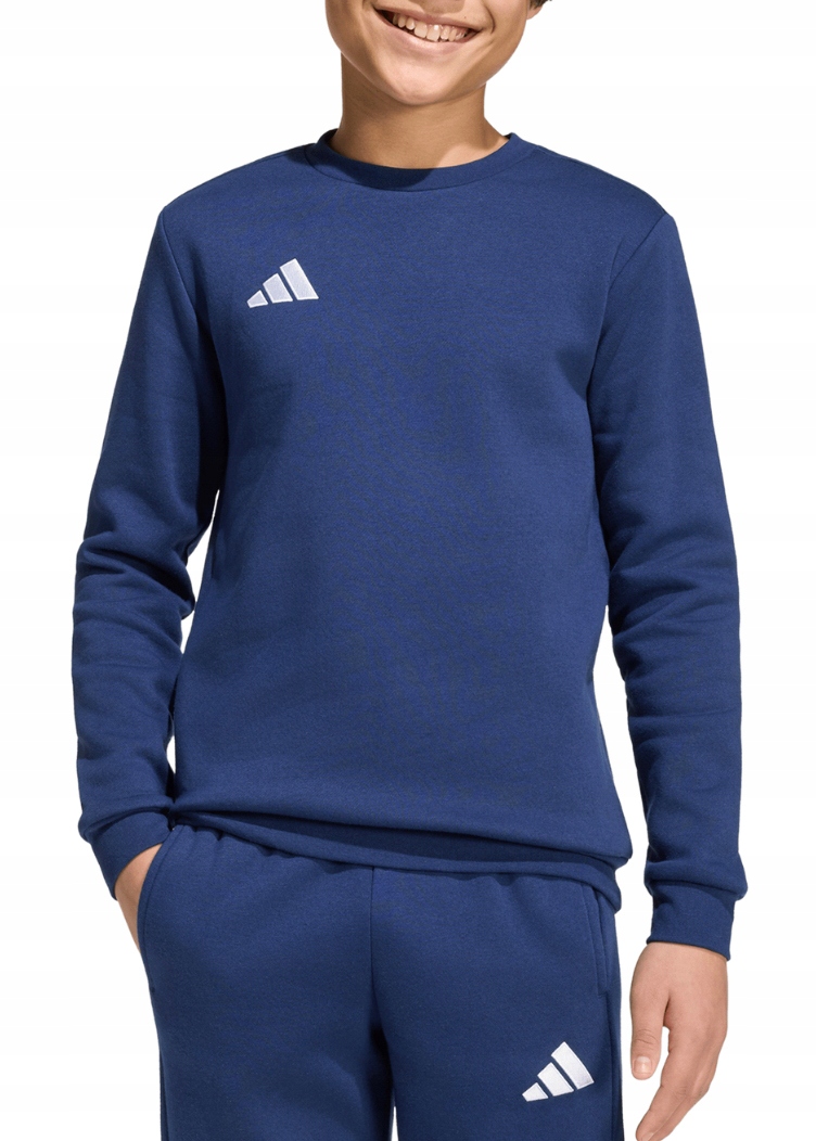 Bluza Dziecięca adidas Entrada 26 Bez Kaptura Sportowa Bawełniana roz. 140