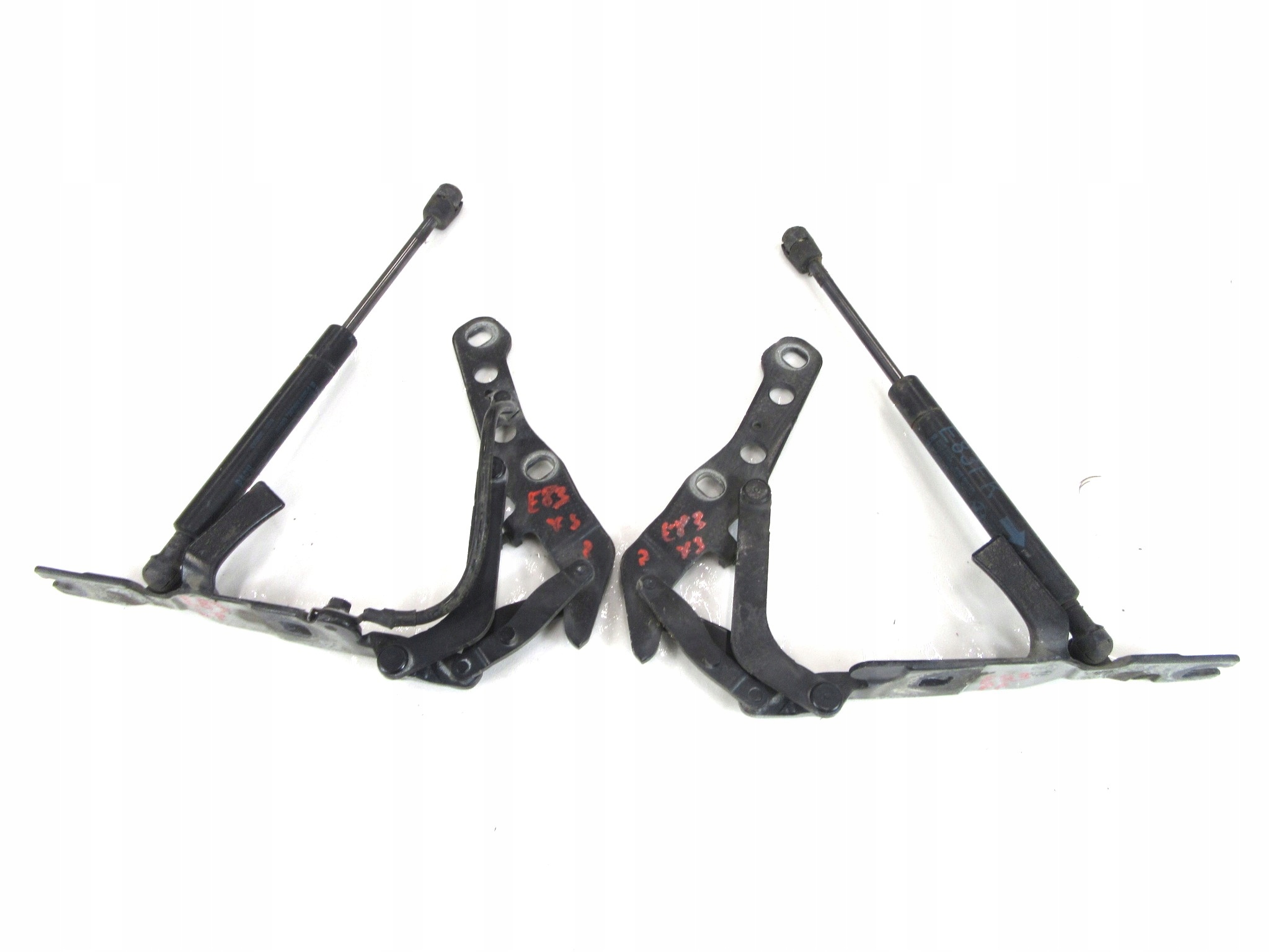 hinges damper bonnets front BMW e83 X3 KOMPLET